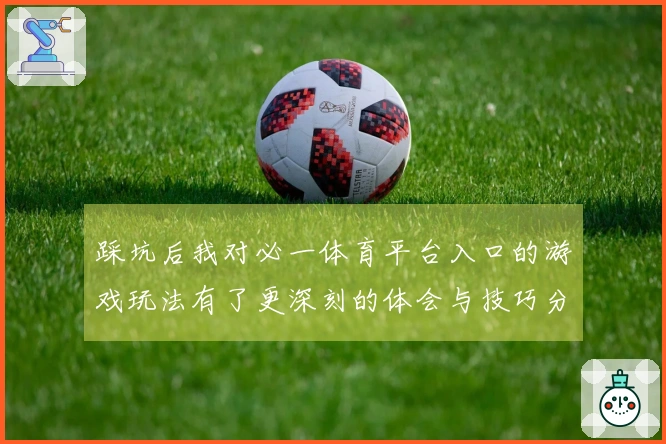 踩坑后我对必一体育平台入口的游戏玩法有了更深刻的体会与技巧分享